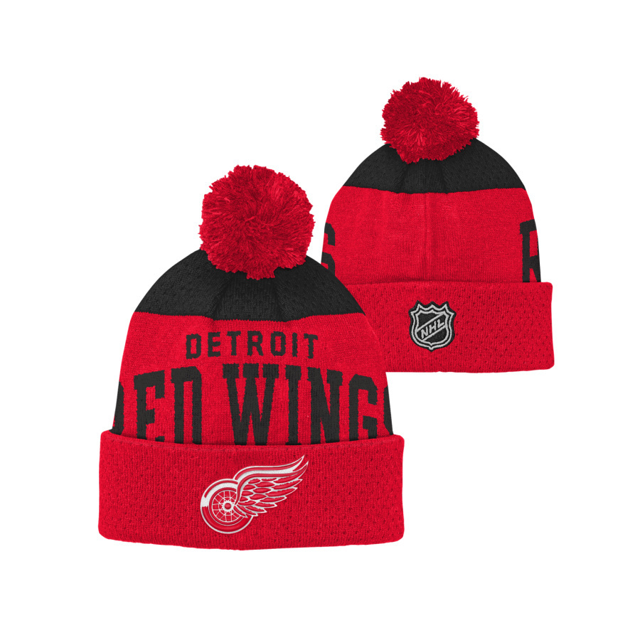 NHL STETCHARK KNIT DETROIT RED WINGS DETSKÁ ZIMNÁ ČIAPKA